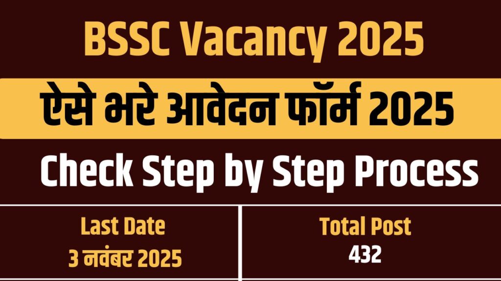 BSSC Vacancy 2025